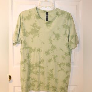 Mens Like new w/o tags Fundamental Tshirt Green wash Tye Dye